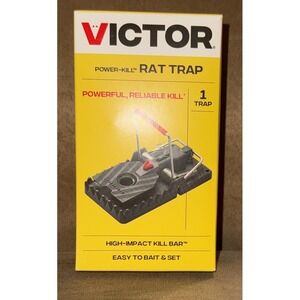 1 PACK - Victor Power-Kill Rat Snap Trap Reusable M144B